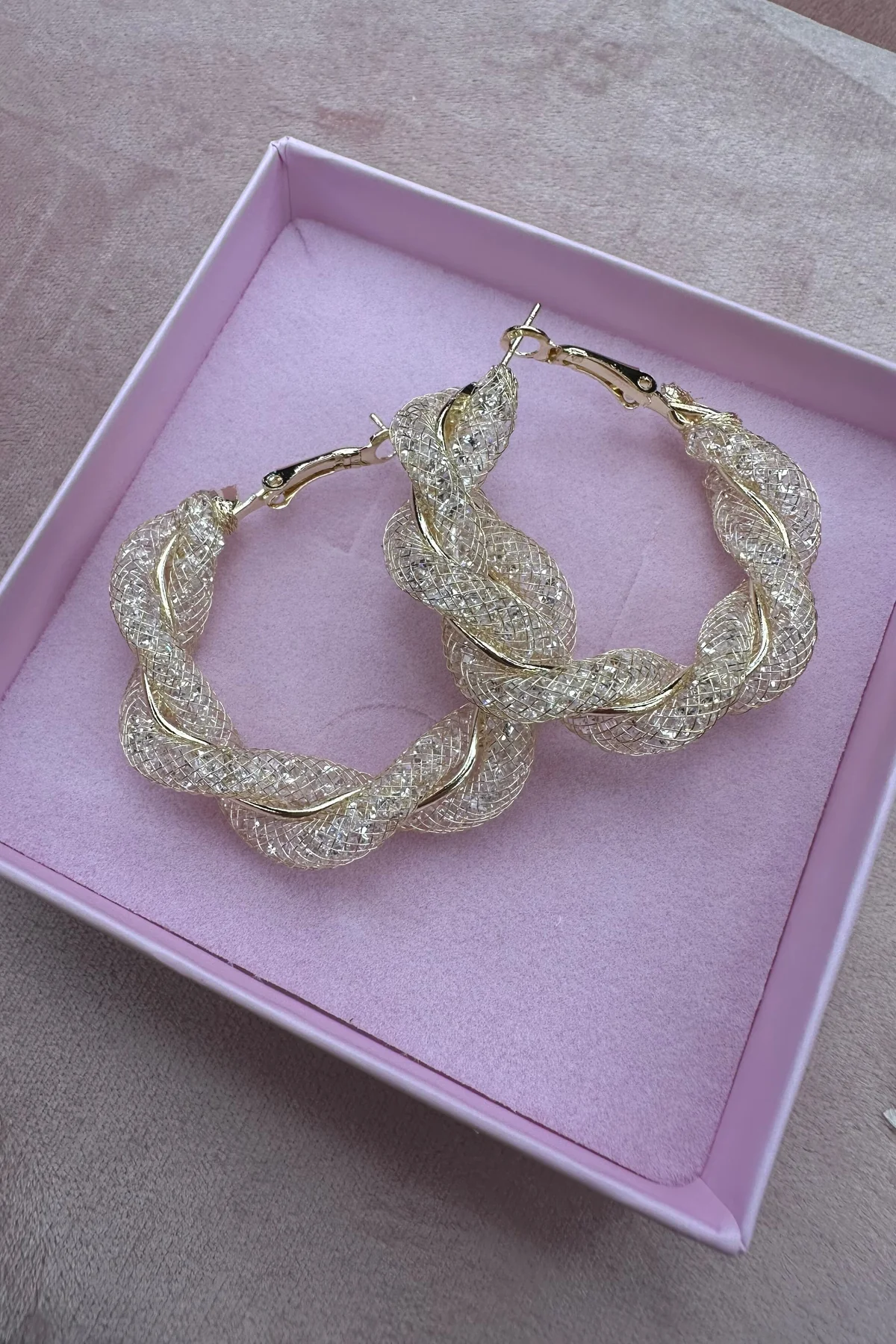 Mellow Moon Brass Earrings 5-13280