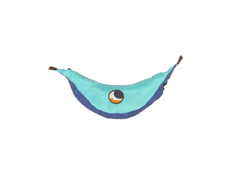 ticket to the moon Hängematte Original Royal Blue/Turquoise Reisehängematte