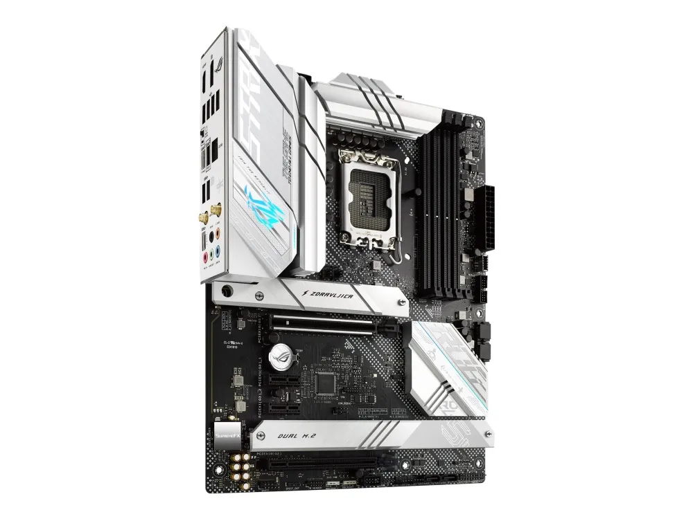 ASUS ROG STRIX B660-A GAMING WIFI D4 - Bundkort - ATX - LGA1700 sokkel - B660 Chipset - USB-C Gen 2x2, USB 3.2 Gen 1, USB-C Gen1, USB 3.2 Gen 2, USB-C Gen2 - 2.5 Gigabit LAN, Wi-Fi 6, Bluetooth - onboard grafik (CPU påkrævet) - HD Audio (8-kanaler)