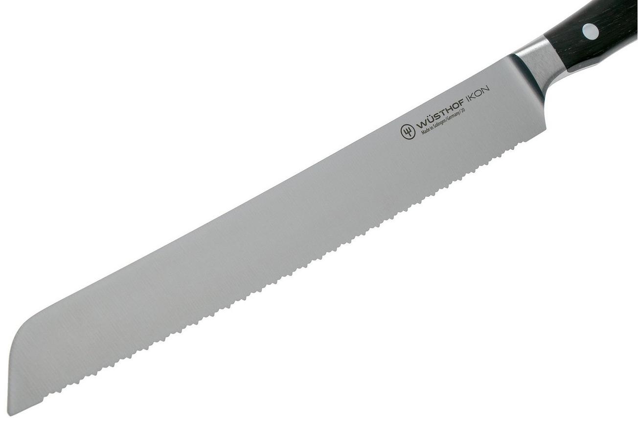 Wüsthof Ikon dubbel gekarteld broodmes 23 cm, 1010531123