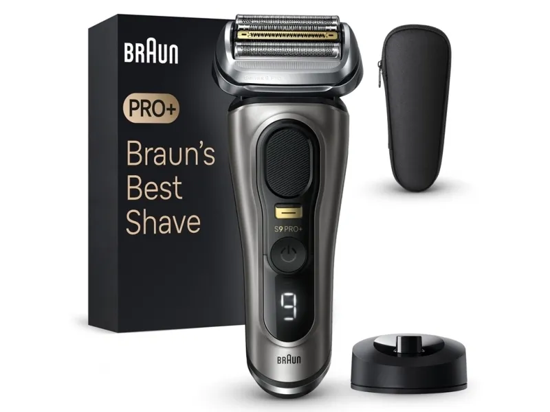 Braun Series 9 Pro  9515s, Metallic, Knapper, Batteri, Lithium-Ion (Li-Ion), Indbygget batteri, 60 min.