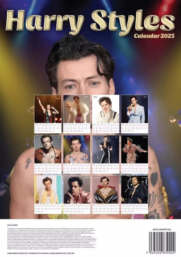 Harry Styles 2025 Calendar