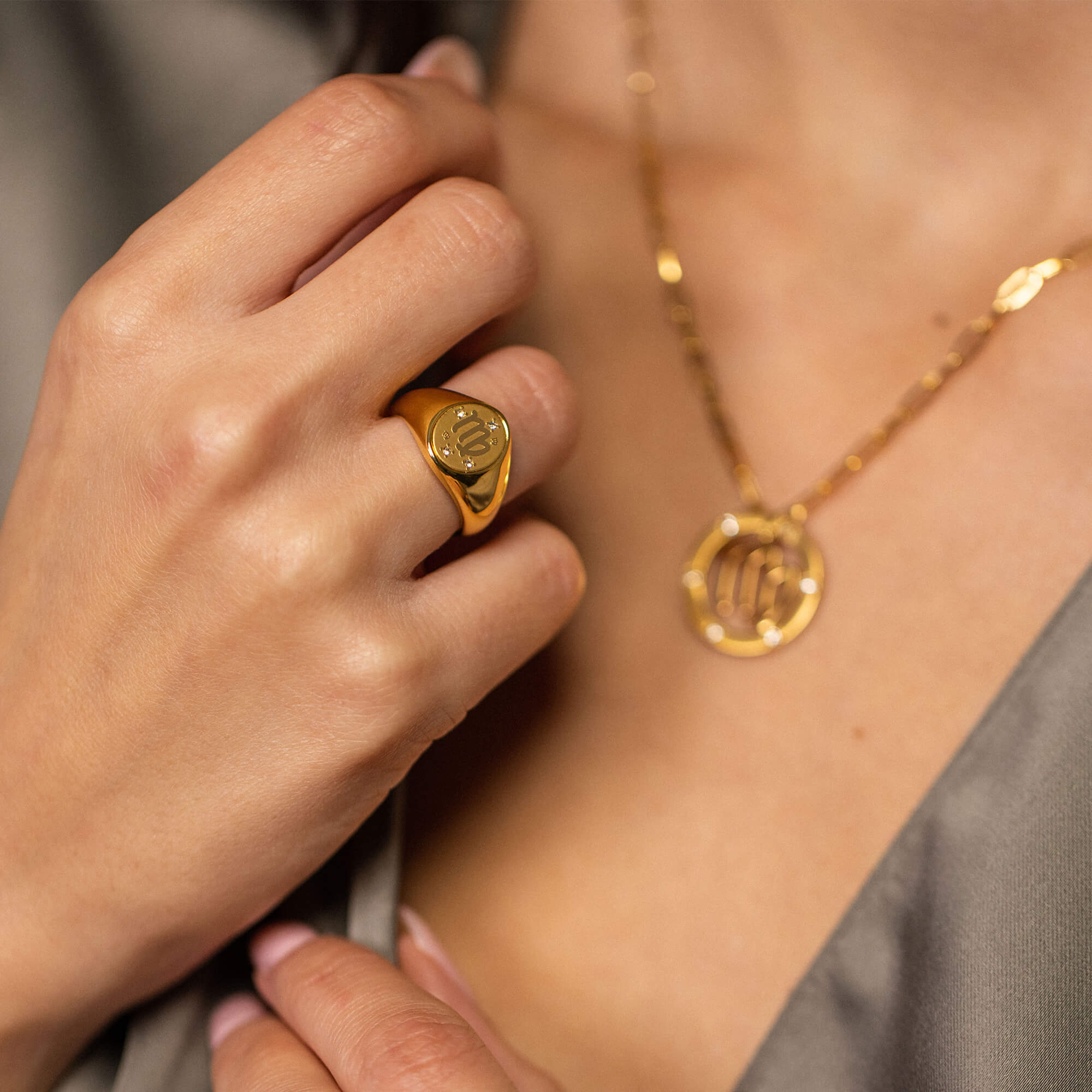 Jungfrau Zodiac Ring