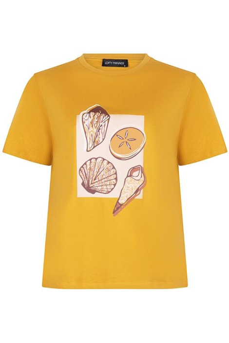 Lofty Manner gele dames t-shirt