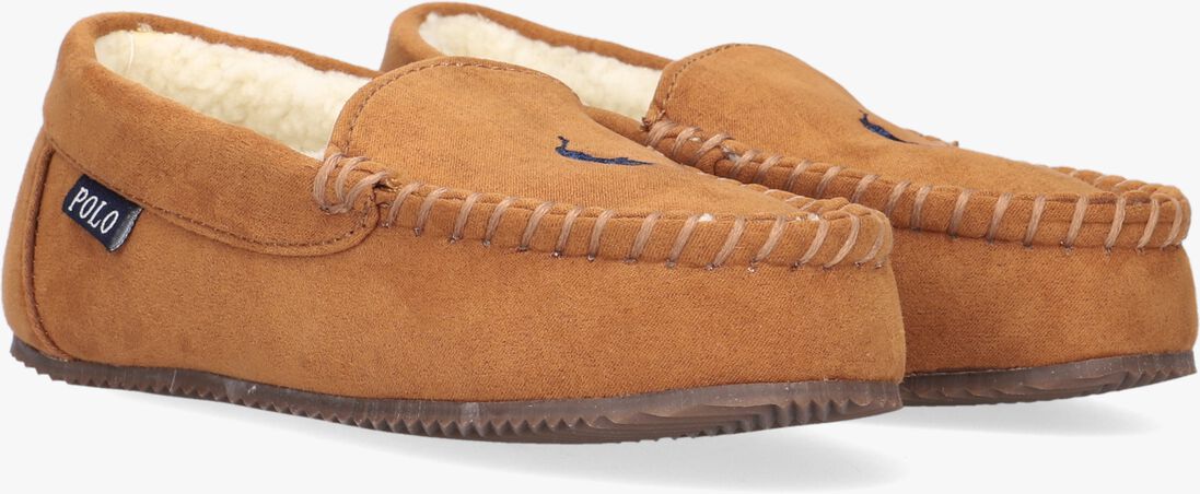 POLO RALPH LAUREN cognac polo ralph lauren pantoffels dezi iv