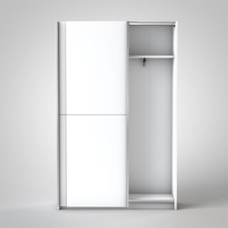 Wäscheschrank Fast, Dekorfolie Weiß