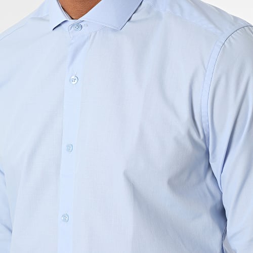 Chemise Manches Longues Bleu Clair