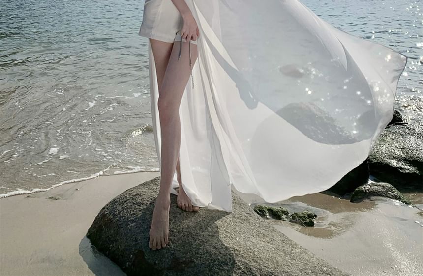 JIYON - Strapless effen rompertje