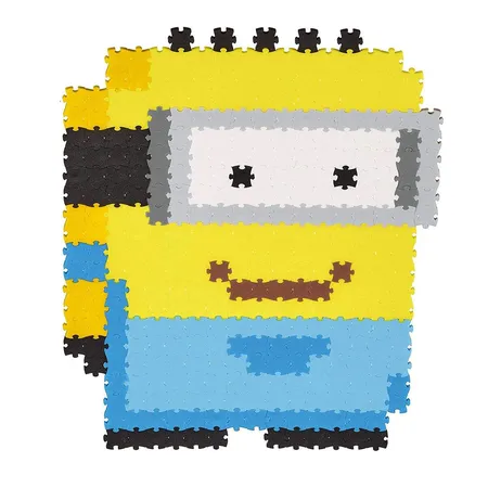 Schmidt Spiele Puzzle - Jixels Minions, 700 Teie, 2 Motive mit Designvorlage