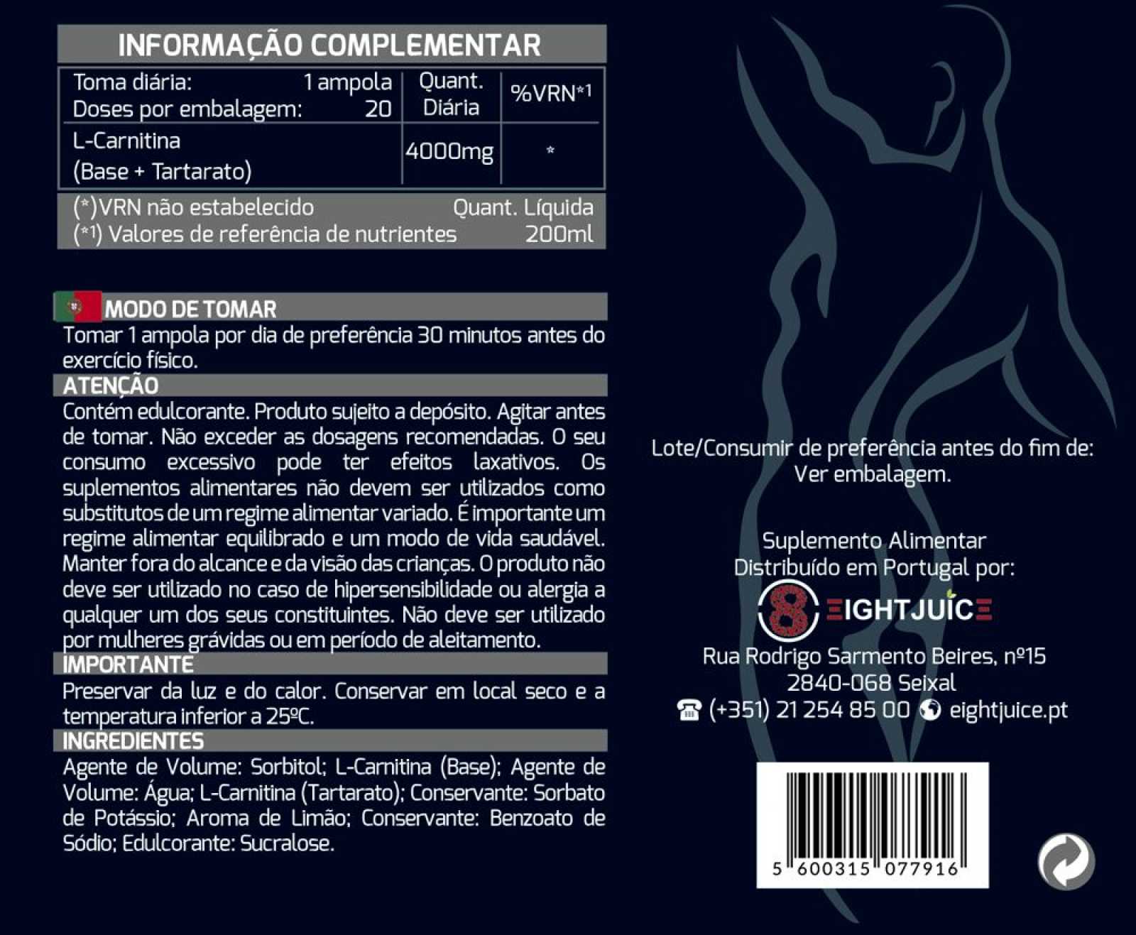 Pharmonato Super L-Carnitina 4000 20 Viales