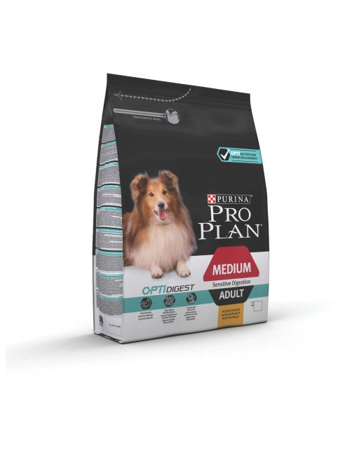 Pro Plan Dog Adult Medium Breed Digestion Kip - Hondenvoer