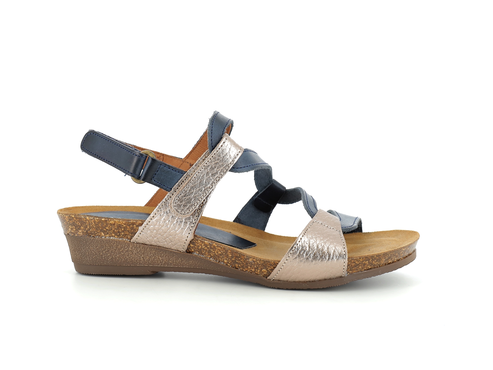 Xapatan-BUVITRO 2164 Cuir Multi Bleu