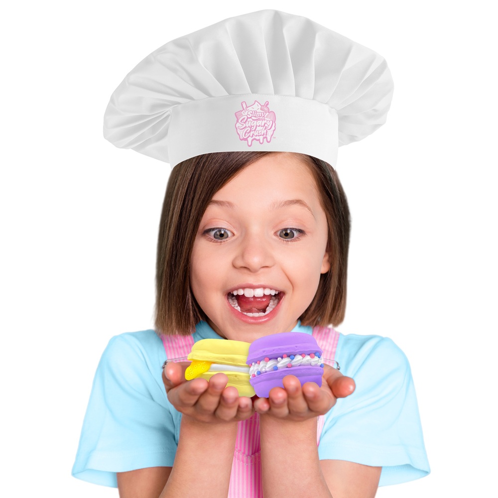 Schleimige Zucker-Crush-Gebäckserie Schleimige Macarons
