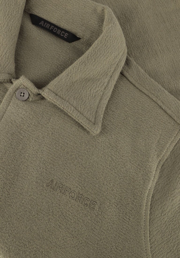 AIRFORCE groene airforce casual overhemd geb1106