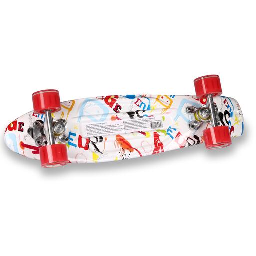 Skate infantil Cruiser em PU, cor Índigo, 56,5 x 15 cm