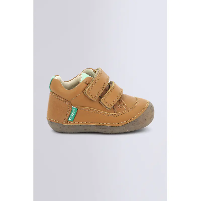 SOSTANKRO CAMEL BOTTILLONS Cuir Garçon