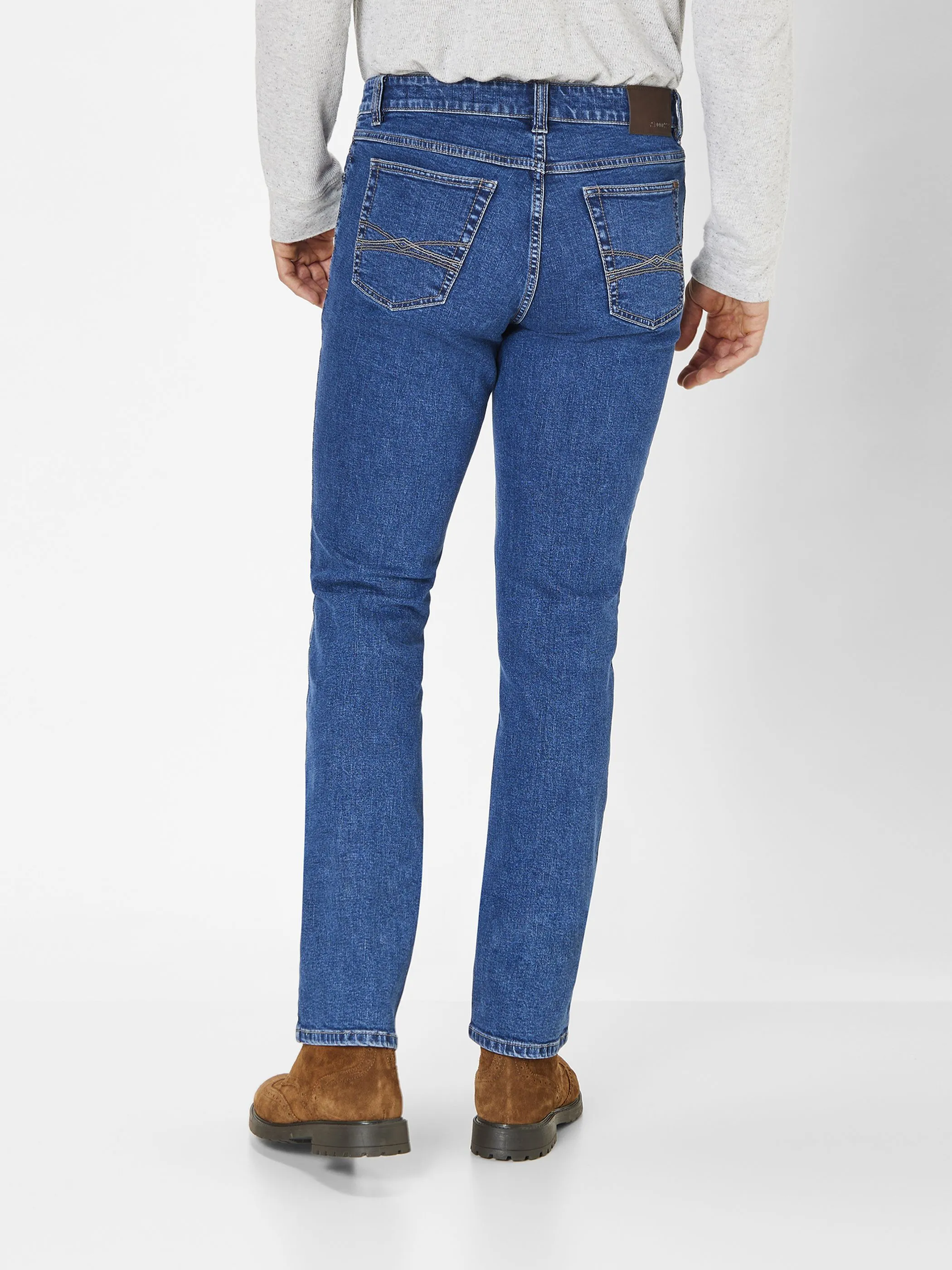 Herren Jeans mit Slim Leg Mid Rise