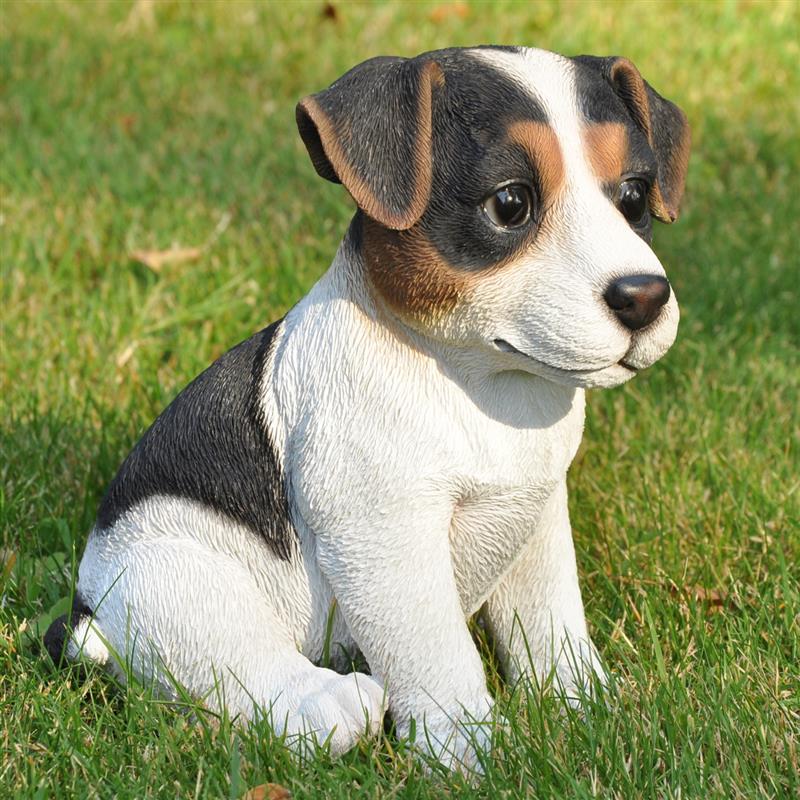 Dazikemo Dekofigur Gartenfigur Jack Russel