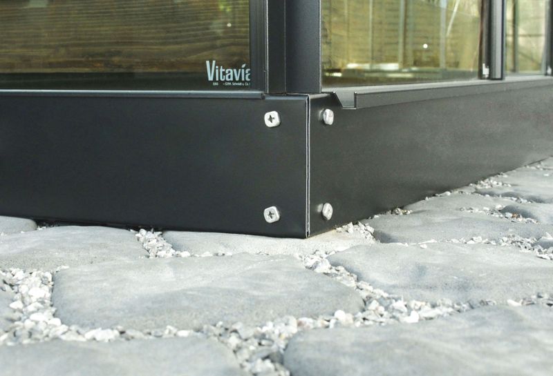 Vitavia - Venus 5000 - Tuinkas - 5m² - Puntdak - Inclusief Fundering