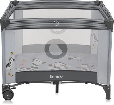 Lionelo BONNIE Lekegrind  for Barn & Baby, Grey Stone
