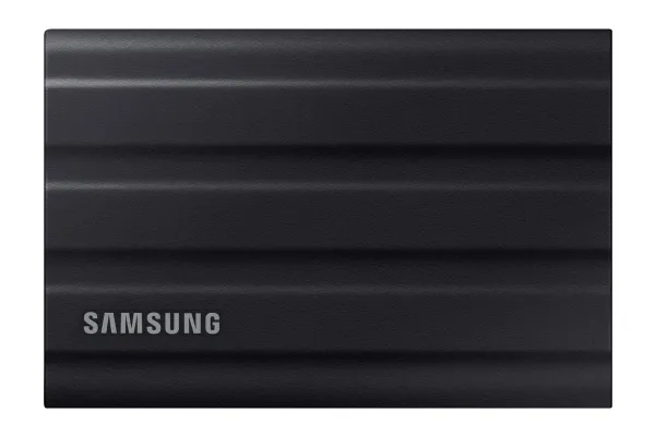 Samsung T7 Shield MU-PE4T0S - SSD - krypteret - 4 TB - ekstern (bærbar) - USB 3.2 Gen 2 (USB-C stikforbindelse) - 256-bit AES - sort