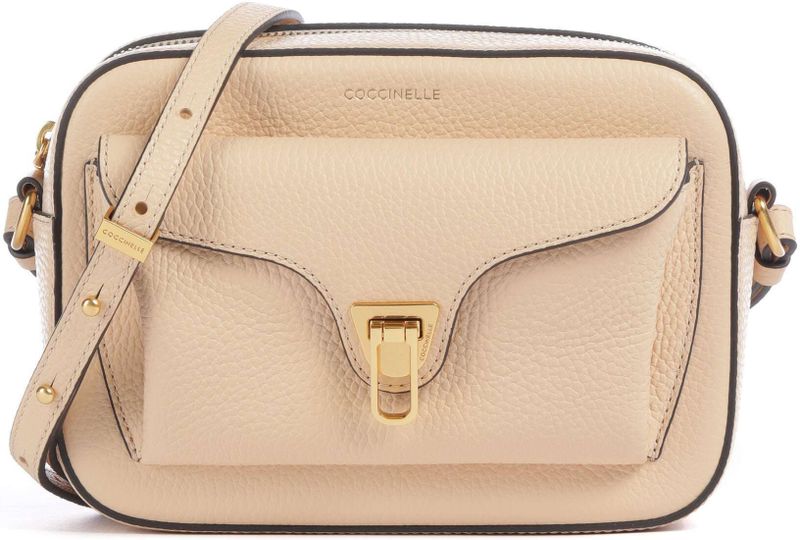 Coccinelle Beat Crossbody tas beige