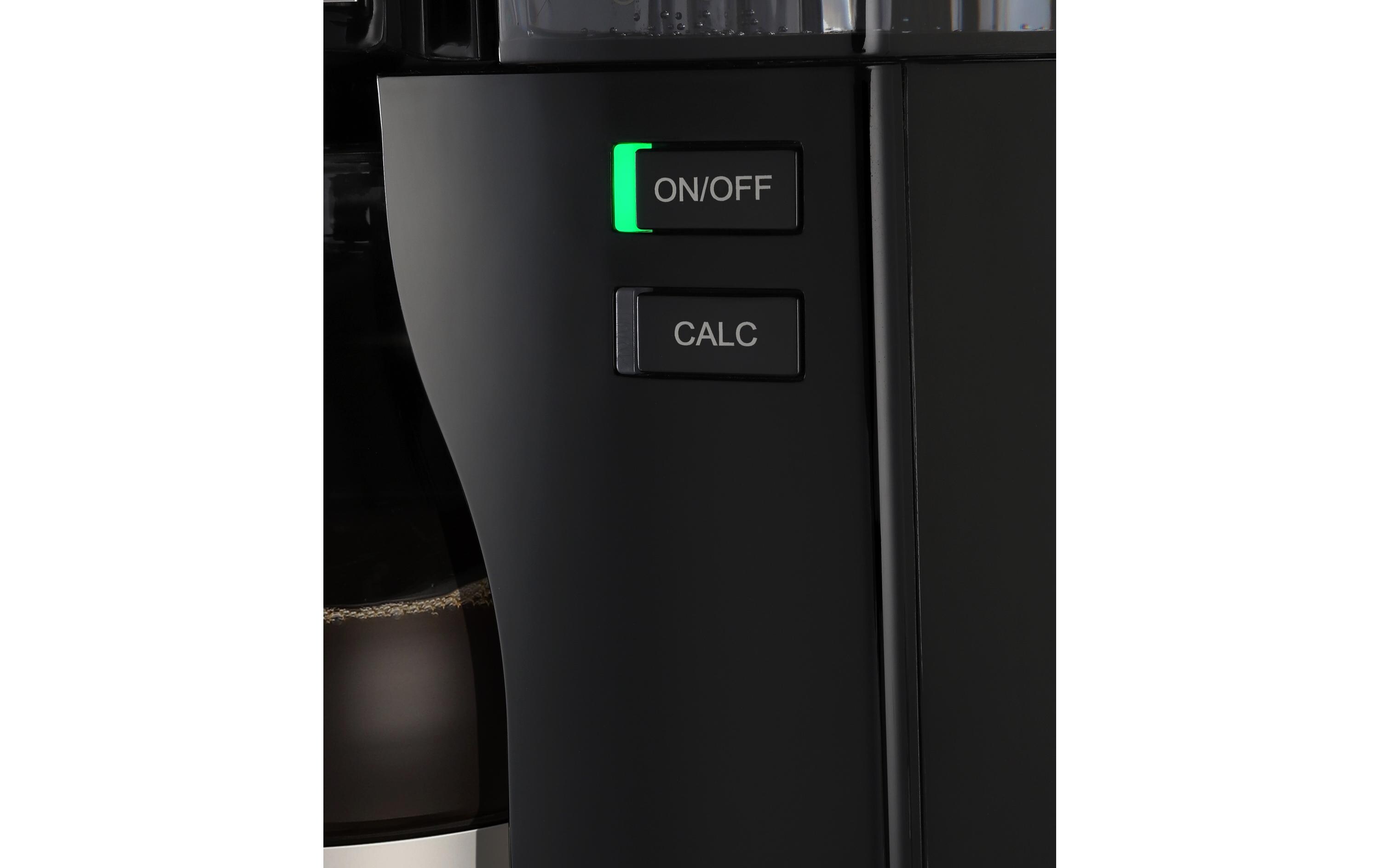 Filterkaffeemaschine Look Perfection SchwarzKaffeemaschine mit Schwenkfilter und herausnehmbarem Filtereinsatz