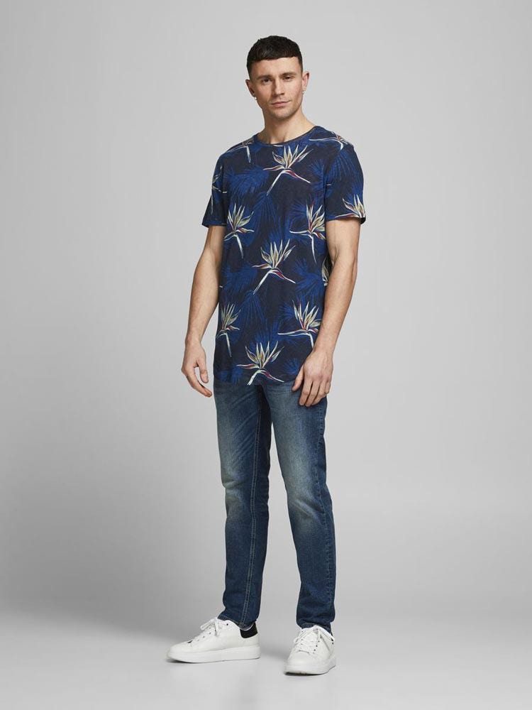 Jack & Jones  Florall Tee Crew Neck