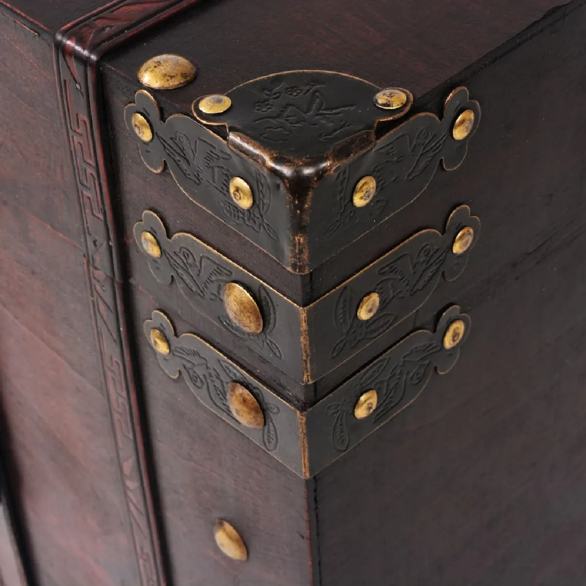VidaXL Coffre vintage - Marron