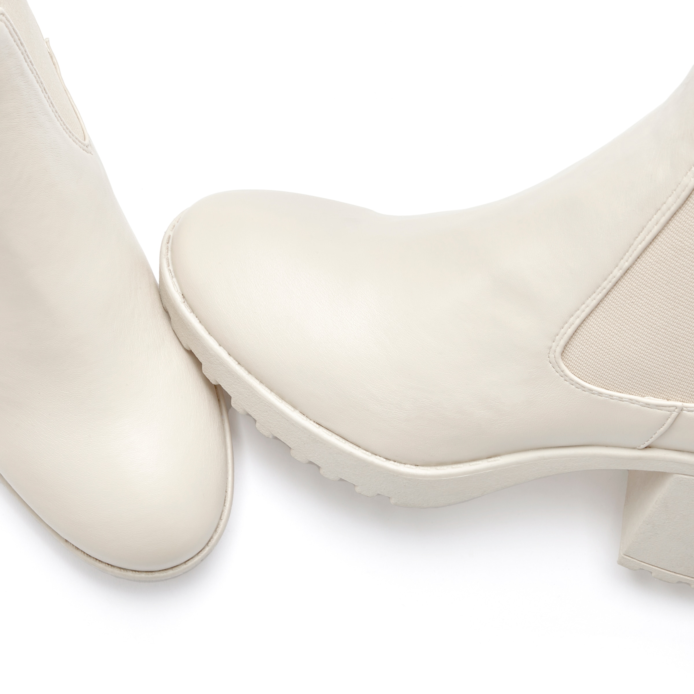 Vivance Chelseaboots  mit Blockabsatz & Stretch-Einsatz, High-Heel-Stiefelette, Ankle Boots