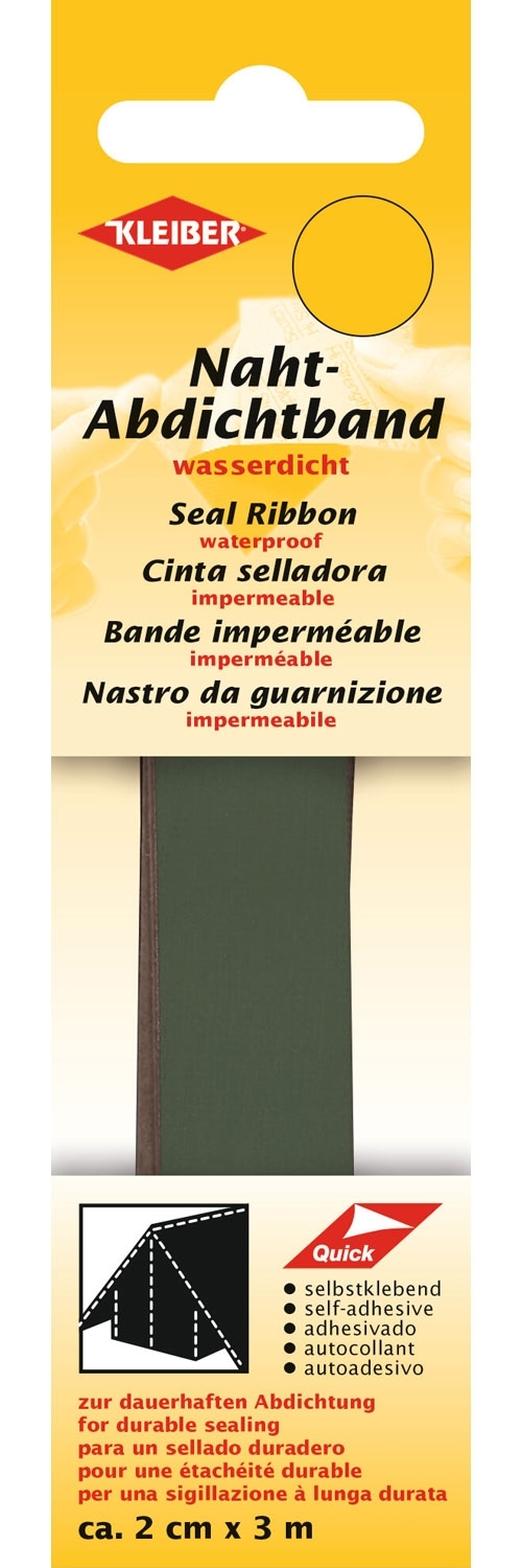 Kleiber Zeltnaht-Abdichtband 3 m Olive