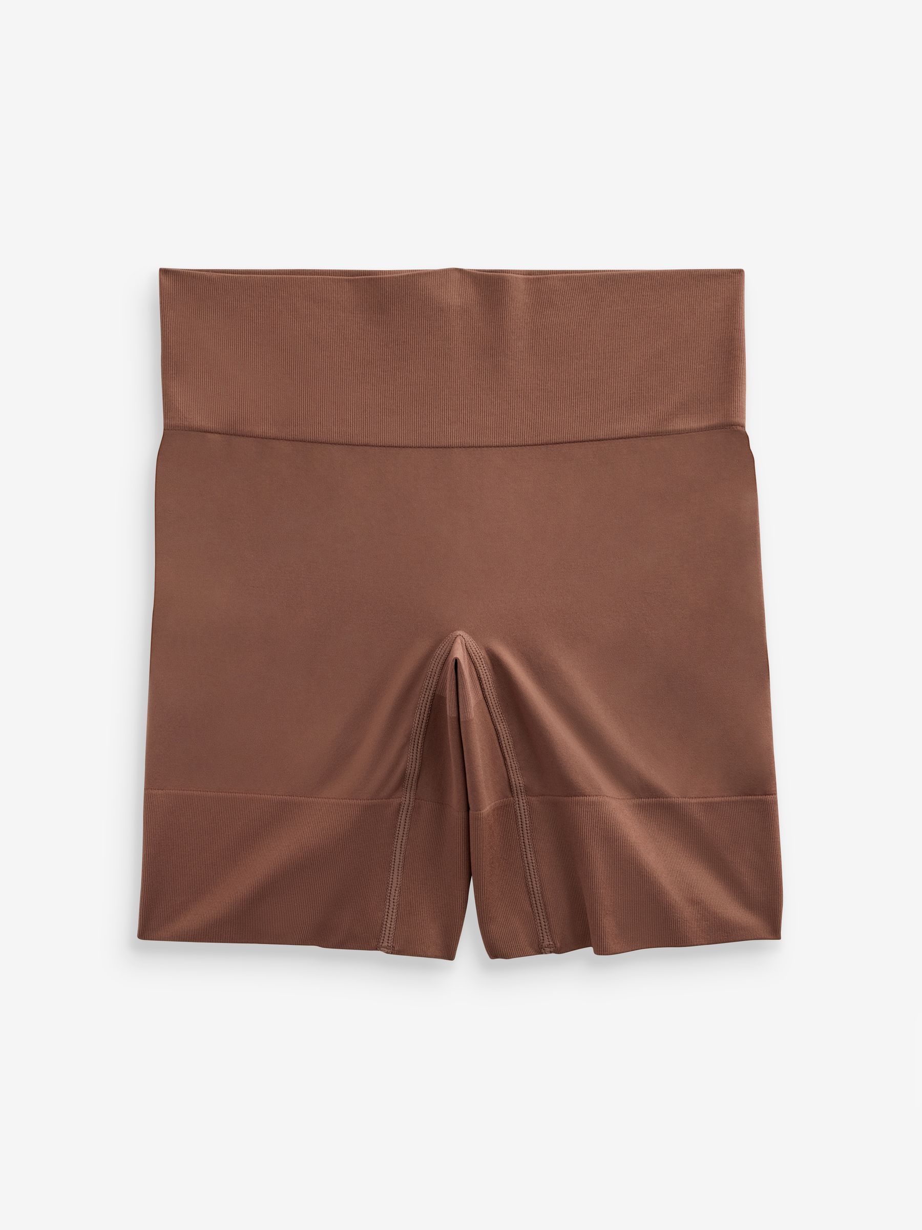 Chocolade nude - Verpakking van 2 naadloze irritatiewerende shorts