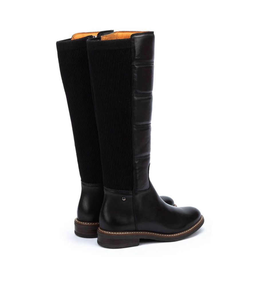 Botas Pikolinos Aldaya de couro preto