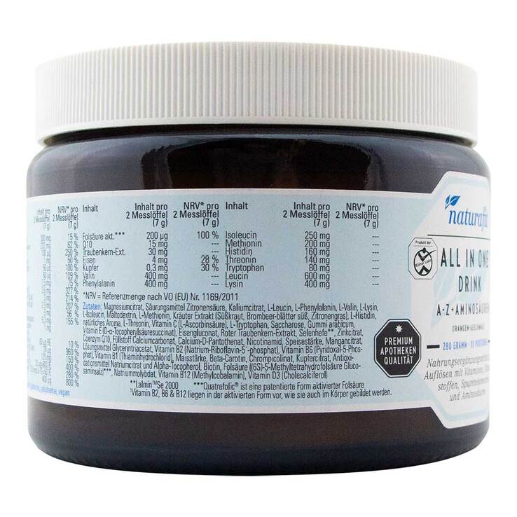 Naturafit All In One A-Z + Aminosäuren Pulver, 280 g