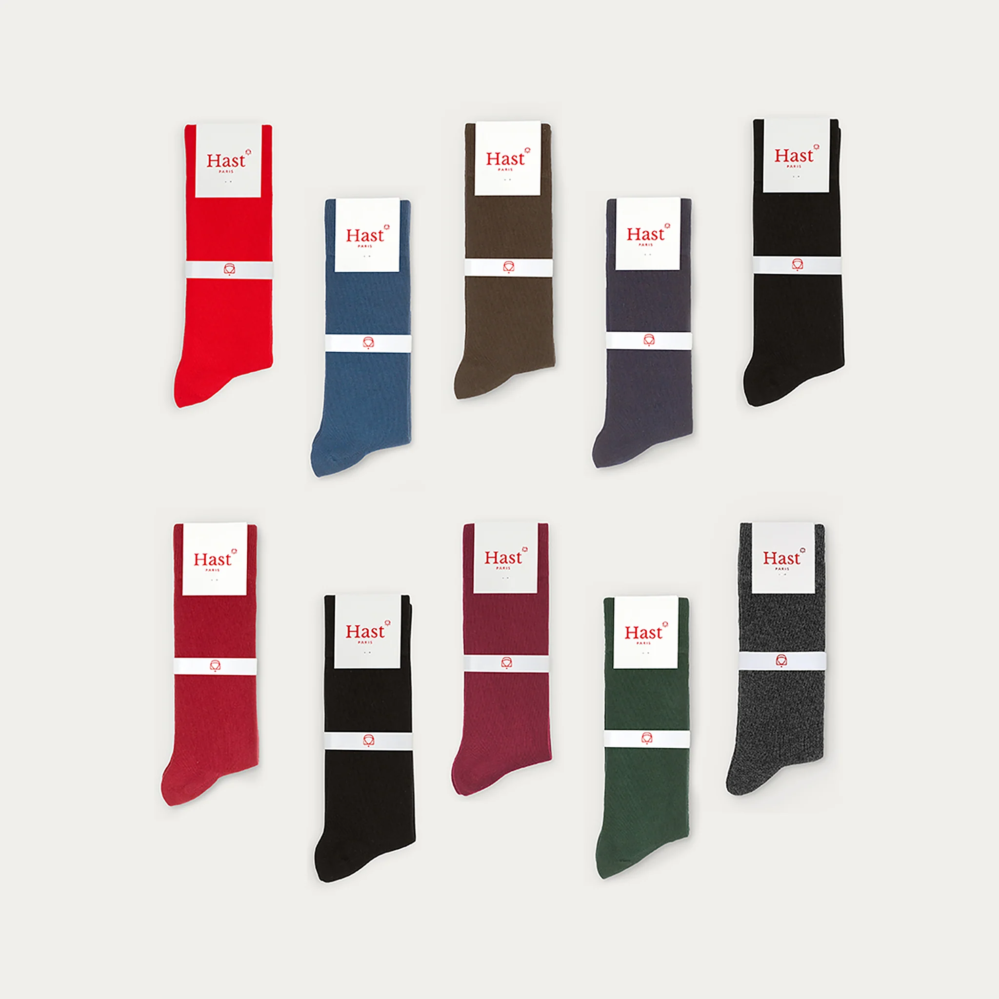 Pack of ten pairs of socks
