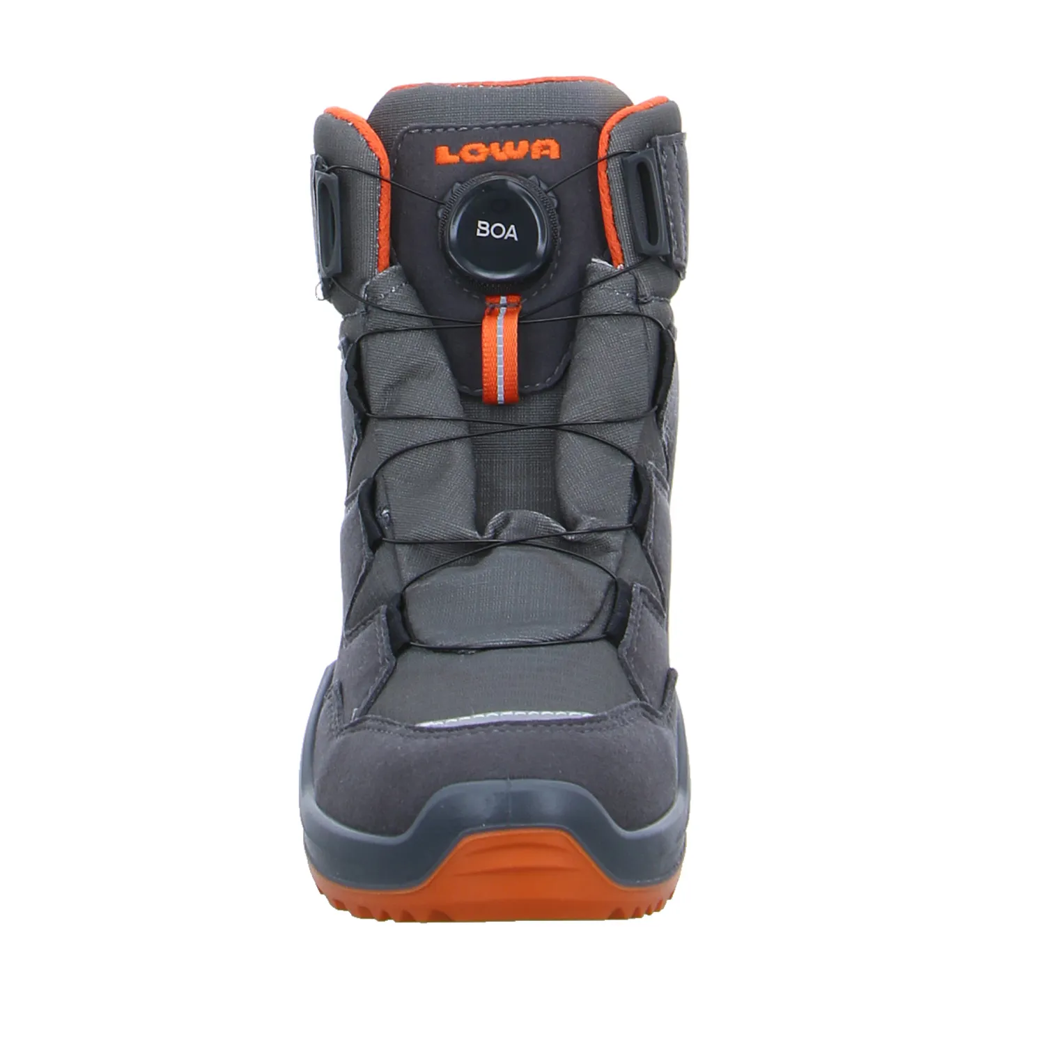 LOWA Jungen- Snowboot Membran Dunkelblau Textil  Winterstiefel