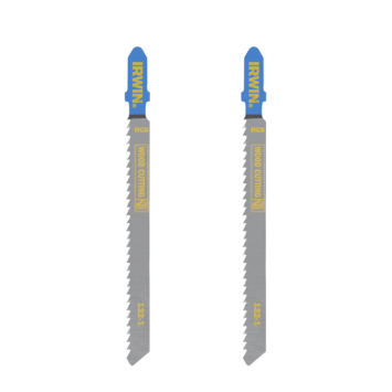 Irwin decoupeerzaagblad T-aansluiting voor laminaat / spaanplaat - 2 stuks