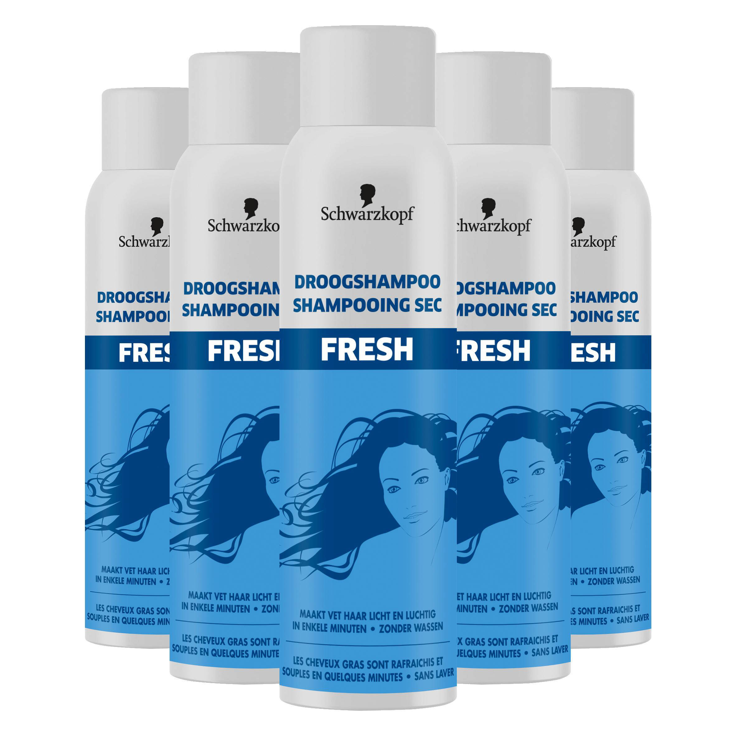 Schwarzkopf Fresh droogshampoo - 6 x 150 ml - voordeelverpakking