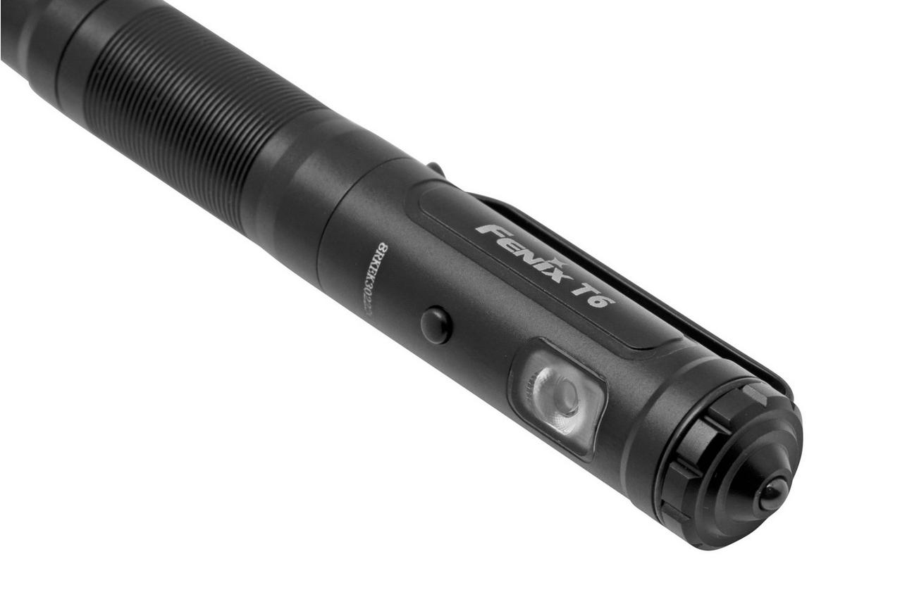 Fenix T6, zwart, tactische pen met zaklamp