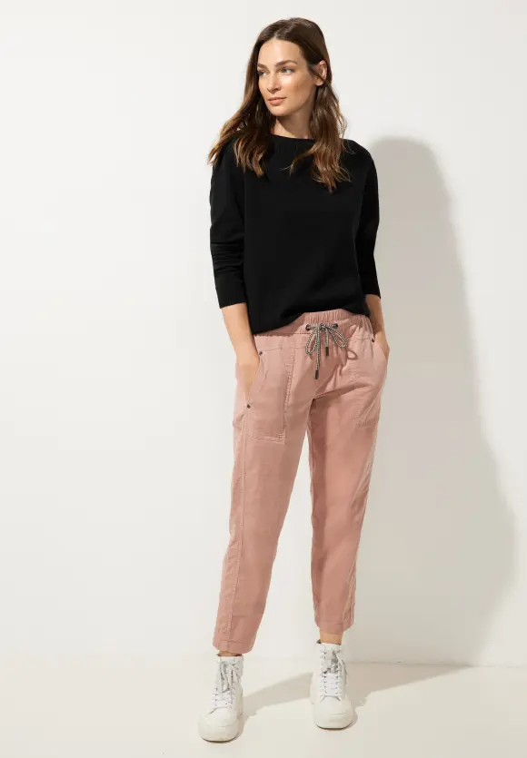Loose Fit Cordhose - dull legend rose