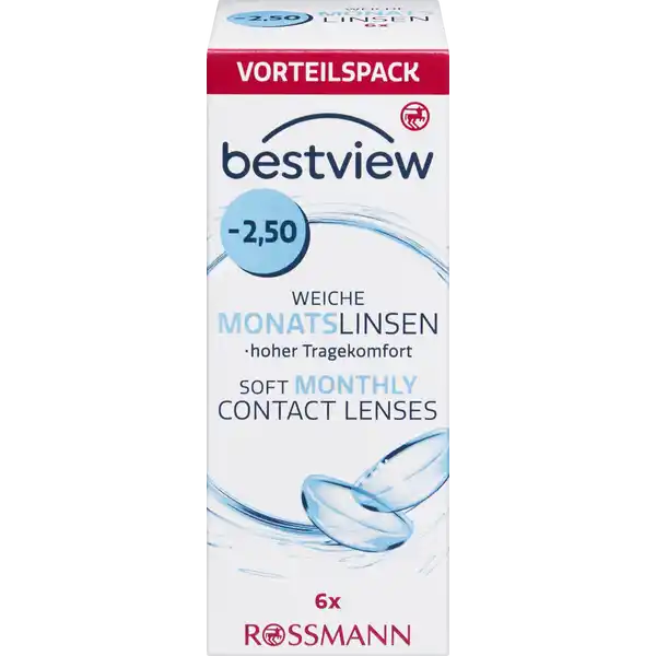 Vorteilspack weiche Monatlinsen -2.50