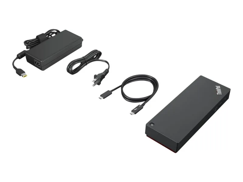 Lenovo ThinkPad Universal Thunderbolt 4 Dock - Dockingstation - Thunderbolt 4 - HDMI, 2 x DP - 1GbE - 135 Watt - Campus - Europa - for ThinkPad E14 Gen 4; L13 Yoga Gen 3; T14s Gen 3; X1 Nano Gen 2; X13 Yoga Gen 3