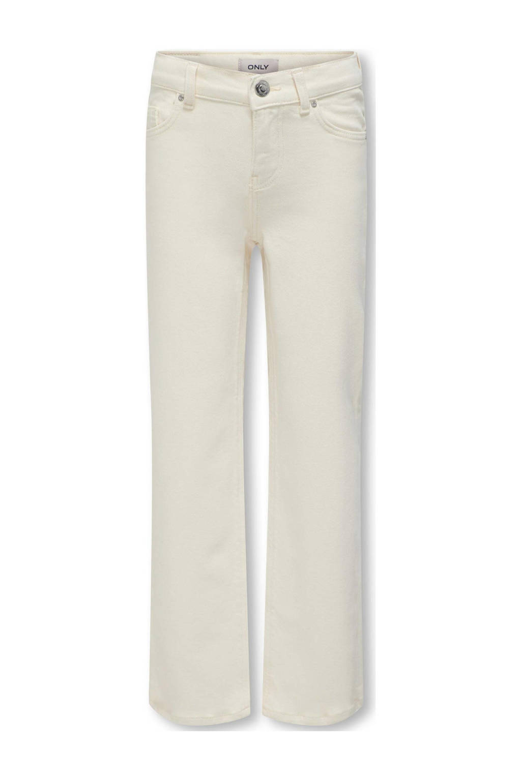 ONLY high waist wide leg jeans KOGJUICY ecru