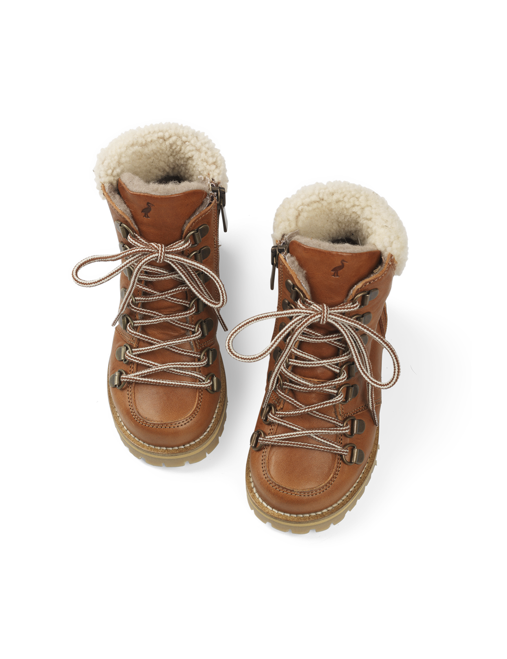Shearling Winter Boot - Cognac