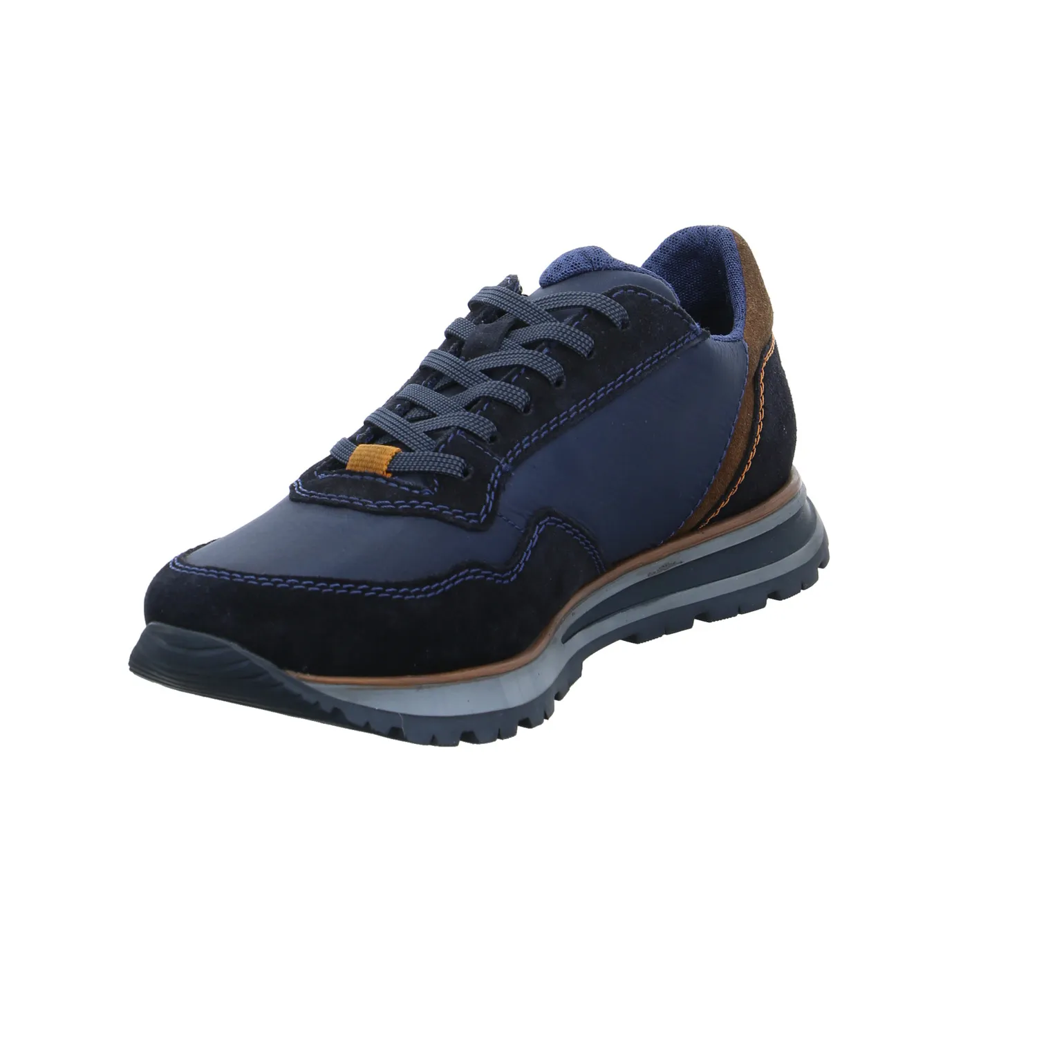 BUGATTI SHOES Halbschuhe Sneaker Blau Leder