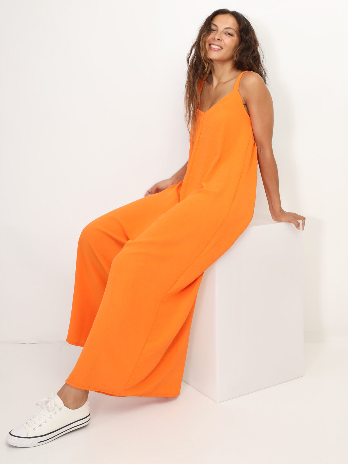 Combinaison fluide oversize- orange