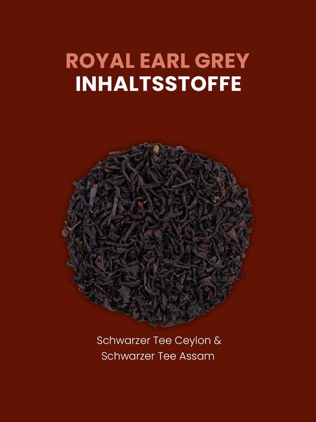 Schwarzer Tee Earl Grey, lose, 3er-Set
