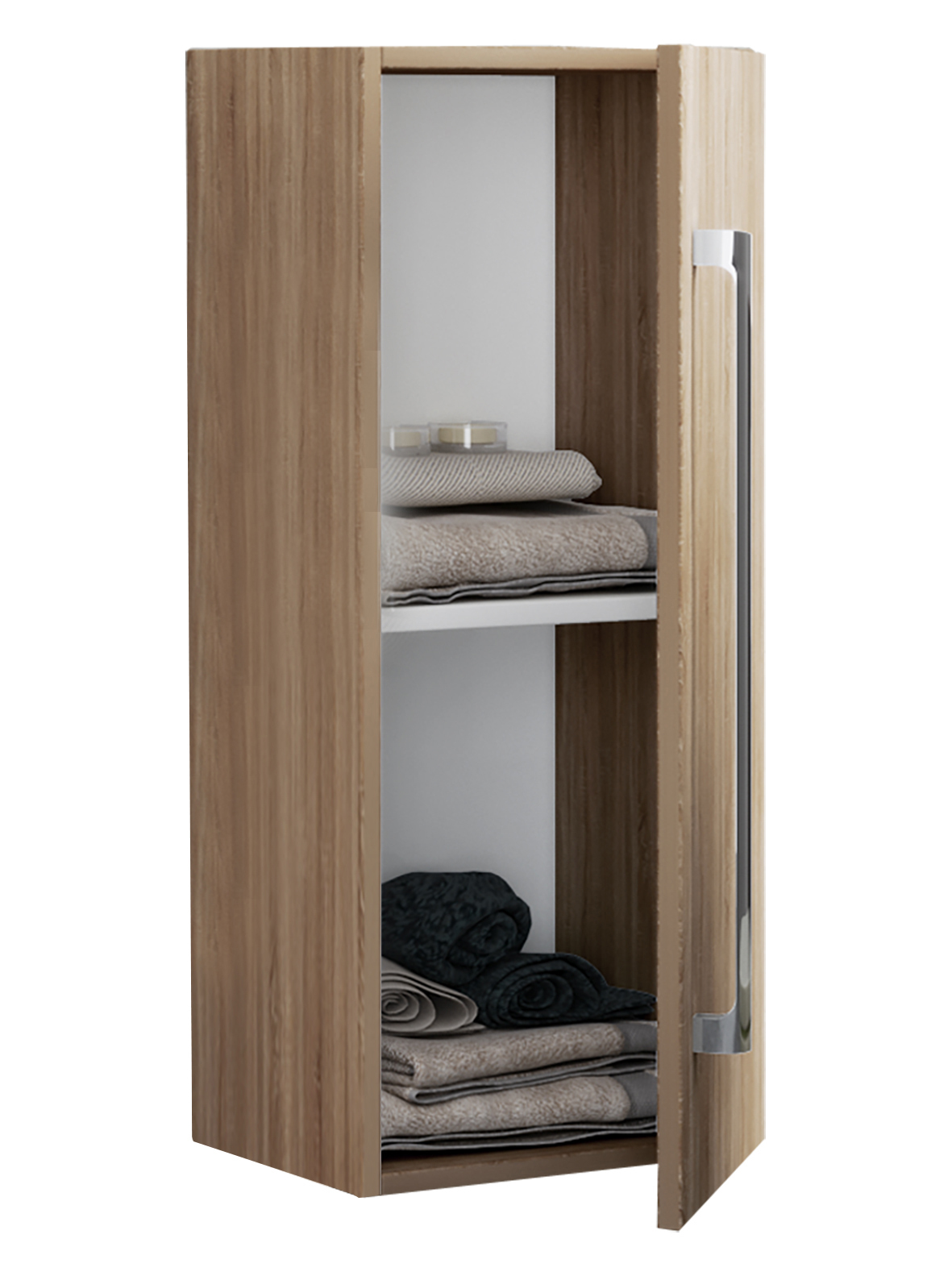 Midischrank BADINOS - Sonoma Eiche - 33x75 cm