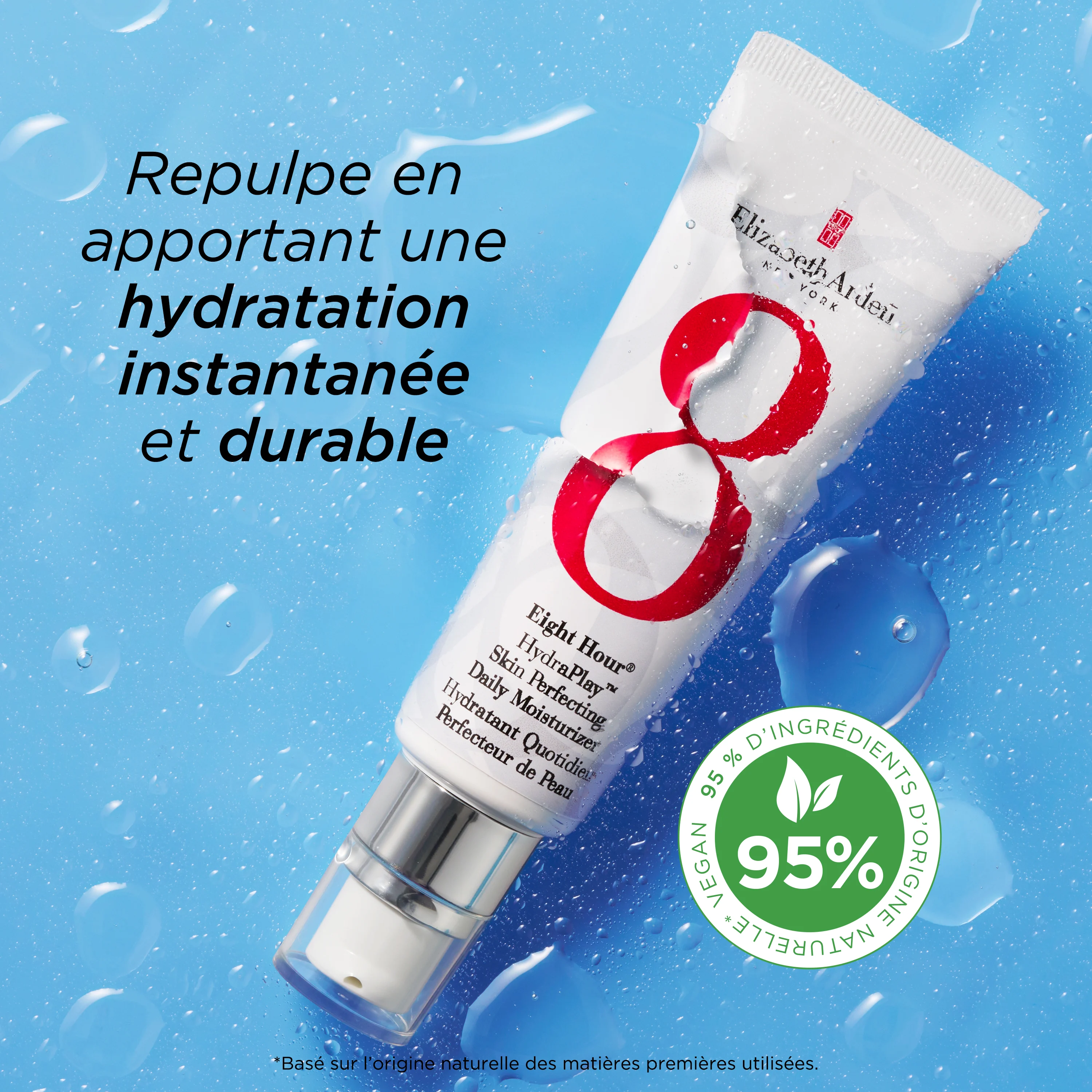 Eight Hour HydraPlay Hydratant Quotidien Perfecteur de Peau, 8-en-1 |