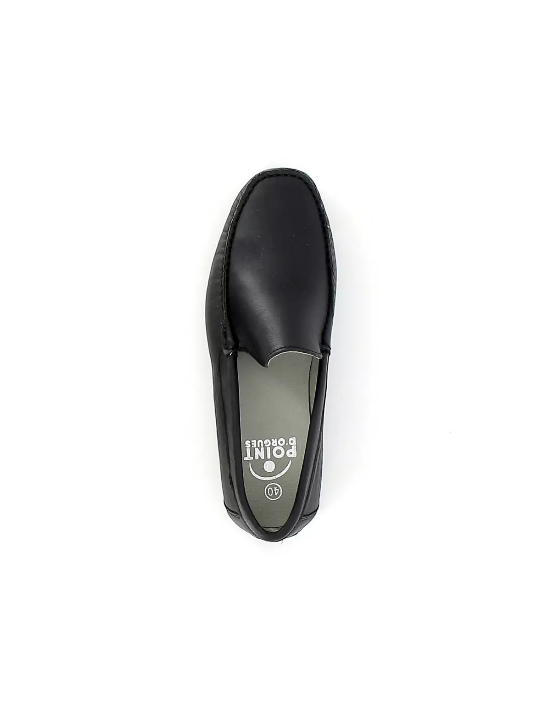 POINT D ORGUES BAMI 81127 NOIR - Bateaux & mocassins Noir